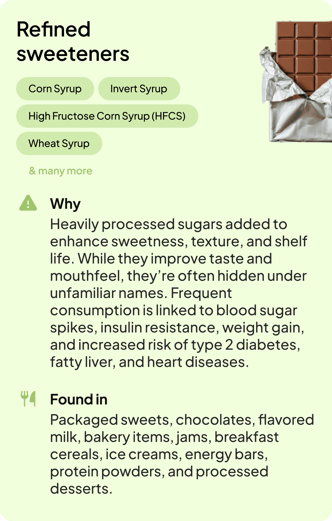 Refined sweeteners